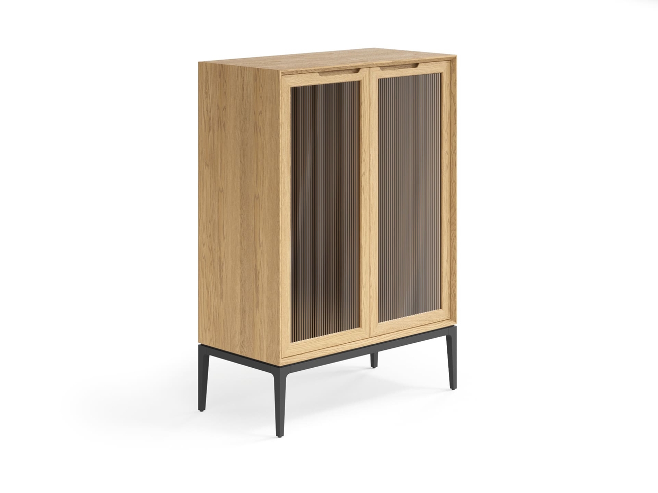 Витрина Velvet дуб соломенный матовый