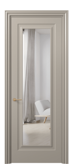 Межкомнатная дверь 8403 МБСК Зеркало с одной стороны. Цвет Матовый бисквитный. Материал Гладкая эмаль. Коллекция Маскот. Фото. Дверь межкомнатная 8403 МБСК Зеркало с одной стороны. Цвет Матовый бисквитный. Материал Гладкая эмаль. Коллекция Маскот. Картинка.