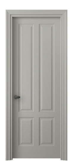 Дверь межкомнатная 8521 МНСР. Цвет Матовый нейтральный серый. Материал Гладкая эмаль. Коллекция Эссе. Картинка.
