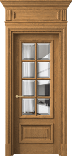 Дверь межкомнатная 7316 ДСЛ.М ПРОЗ Ф. Цвет Дуб солнечный матовый. Материал Массив дуба матовый. Коллекция Антик. Картинка.