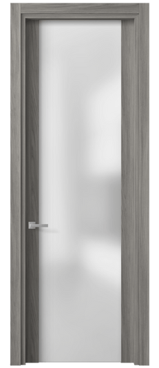 Дверь межкомнатная 4114 ИМЯ САТ. Цвет Имбирный ясень. Материал Сиплекс ламинатин. Коллекция Планум. Картинка.