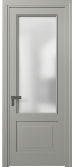 Межкомнатная дверь 8352 МНСР Сатин. Цвет Матовый нейтральный серый. Материал Гладкая эмаль. Коллекция Рокка. Фото. Дверь межкомнатная 8352 МНСР Сатин. Цвет Матовый нейтральный серый. Материал Гладкая эмаль. Коллекция Рокка. Картинка.