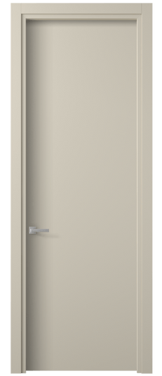Дверь межкомнатная 0010 ПЭСБ. Цвет ПЭТ светло-бежевый. Материал ПЭТ. Коллекция Планум. Картинка.
