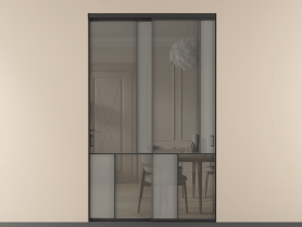 Алюминевая перегородка vnt2_1 ЧЕР. Цвет Алюминий Черный. Материал Алюминий. Коллекция Перегородка Мозаик внутри проёма 2 створки. Фото. Алюминевая перегородка vnt2_1 ЧЕР. Цвет Алюминий Черный. Материал Алюминий. Коллекция Перегородка Мозаик внутри проёма 2 створки. Картинка.