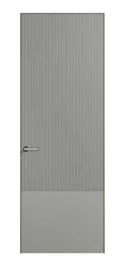 Дверь межкомнатная АКП 8203 МНСР Матовый нейтральный серый. Цвет Матовый нейтральный серый. Материал Гладкая эмаль. Коллекция Вельвет. Картинка.