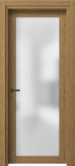 Дверь межкомнатная 2102 ГОР САТ. Цвет Грецкий орех. Материал Ламинатин. Коллекция Нео. Картинка.