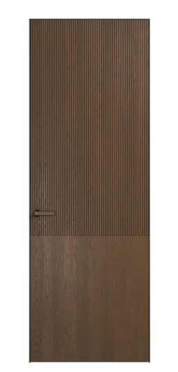 Дверь межкомнатная 8205 ДТМ.М. Цвет Дуб туманный матовый. Материал Массив дуба матовый. Коллекция Вельвет. Картинка.