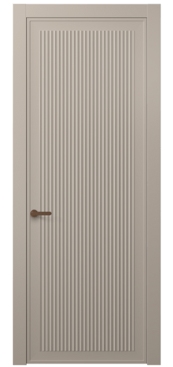 Дверь межкомнатная АКП 8642 МБСК. Цвет Матовый бисквитный. Материал Гладкая эмаль. Коллекция Альба. Картинка.