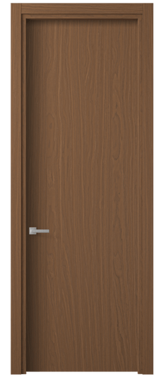 Дверь межкомнатная 0010 МШНДШ. Цвет Дуб шоколадный матовый. Материал Мультишпон НатурВуд. Коллекция Планум. Картинка.