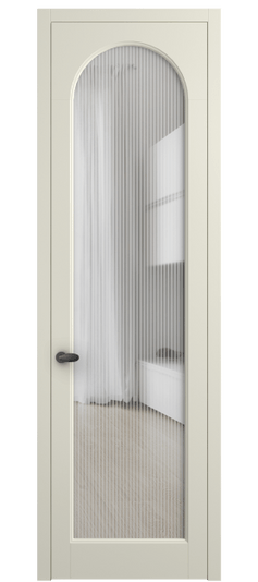 Дверь межкомнатная 6804 ММБ MORU. Цвет Матовый молочно-белый. Материал Гладкая эмаль. Коллекция Палаццо. Картинка.