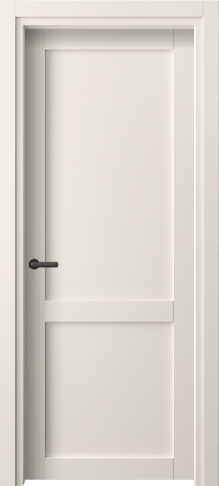 Дверь межкомнатная 2121 ПЭКБ. Цвет ПЭТ кремово-белый. Материал ПЭТ. Коллекция Нео. Картинка.
