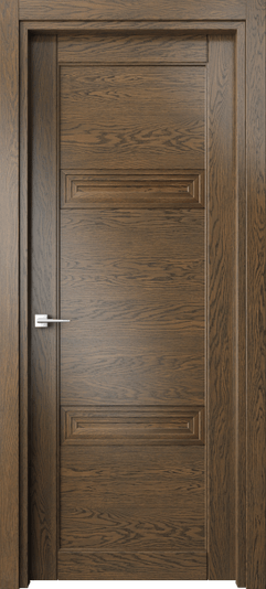 Дверь межкомнатная 6111 ДСЕ. Цвет Дуб серый. Материал Массив дуба. Коллекция Эго. Картинка.