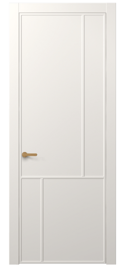 Дверь межкомнатная АКП 8606 МПБЛ. Цвет Матовый пудровый белый. Материал Гладкая эмаль. Коллекция Фрэйм. Картинка.
