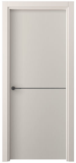 Дверь межкомнатная 4207 ПЭСС. Цвет ПЭТ светло-серый. Материал ПЭТ. Коллекция Фридом. Картинка.