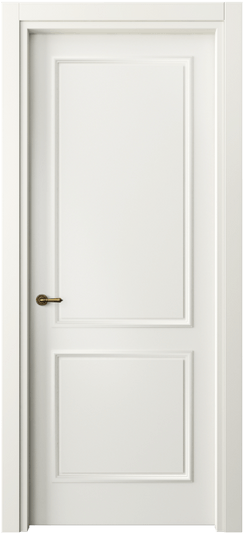 Дверь межкомнатная 8121 МЖМ. Цвет Матовый жемчужный. Материал Гладкая эмаль. Коллекция Париж. Картинка.