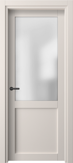 Дверь межкомнатная 2122 ПЭТБ САТ. Цвет ПЭТ тёплый-белый. Материал ПЭТ. Коллекция Нео. Картинка.