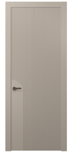 Дверь межкомнатная АКП 8625 МБСК. Цвет Матовый бисквитный. Материал Гладкая эмаль. Коллекция Дюна. Картинка.