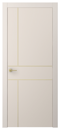 Дверь межкомнатная АКП 4209 ПЭПБ. Цвет ПЭТ пудровый бежевый. Материал ПЭТ. Коллекция Фридом. Картинка.