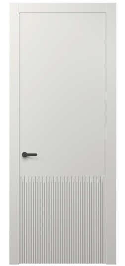 Дверь межкомнатная АКП 8626 МСР. Цвет Матовый серый. Материал Гладкая эмаль. Коллекция Дюна. Картинка.