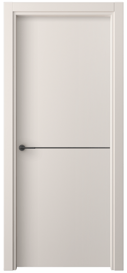 Дверь межкомнатная 4207 ПЭТБ. Цвет ПЭТ тёплый-белый. Материал ПЭТ. Коллекция Фридом. Картинка.