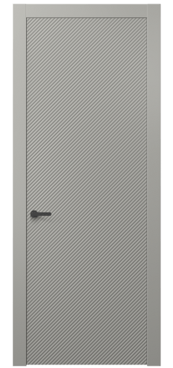 Дверь межкомнатная 8628 МНСР . Цвет Матовый нейтральный серый. Материал Гладкая эмаль. Коллекция Дюна. Картинка.