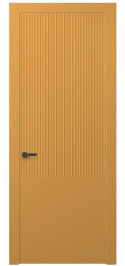 Дверь межкомнатная 8646 Пастельно-жёлтый RAL 1034. Цвет RAL Пастельно-жёлтый RAL 1034. Материал Гладкая эмаль. Коллекция Альба. Картинка.