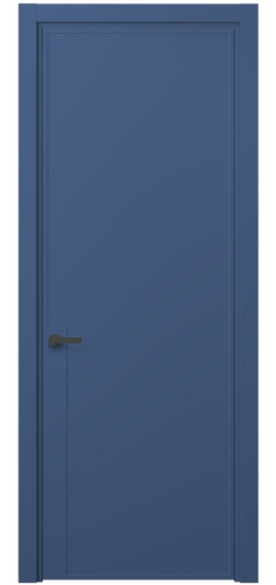 Дверь межкомнатная 8603 Отдалённо-синий RAL 5023. Цвет RAL Отдалённо-синий RAL 5023. Материал Гладкая эмаль. Коллекция Фрэйм. Картинка.