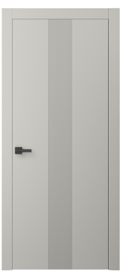 Дверь межкомнатная 8042 МТСР. Цвет Матовый тёплый серый. Материал Гладкая эмаль. Коллекция Линия. Картинка.