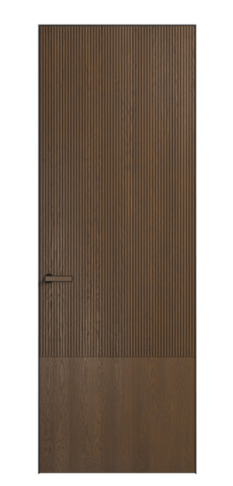 Дверь межкомнатная 8203 ДТМ.М. Цвет Дуб туманный матовый. Материал Массив дуба матовый. Коллекция Вельвет. Картинка.