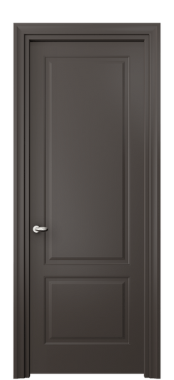 Дверь межкомнатная 8551 МАН. Цвет Матовый антрацит. Материал Гладкая эмаль. Коллекция Эссе. Картинка.