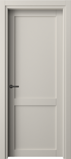 Дверь межкомнатная 2121 ПЭСС. Цвет ПЭТ светло-серый. Материал ПЭТ. Коллекция Нео. Картинка.