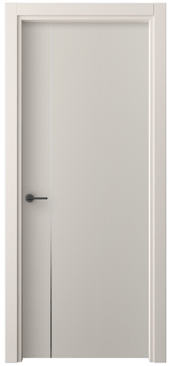 Дверь межкомнатная 4201 ПЭСС. Цвет ПЭТ светло-серый. Материал ПЭТ. Коллекция Фридом. Картинка.