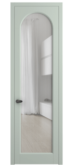 Дверь межкомнатная 6804 NCS S 1005-B80G MORU. Цвет NCS NCS S 1005-B80G. Материал Гладкая эмаль. Коллекция Палаццо. Картинка.