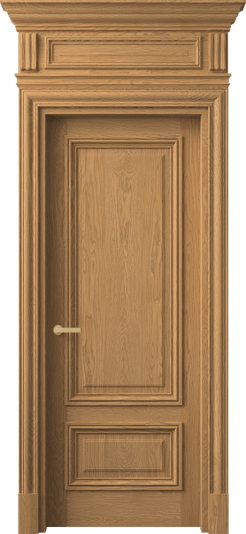 Дверь межкомнатная 7307 ДПШ.М. Цвет Дуб пшеничный матовый. Материал Массив дуба матовый. Коллекция Антик. Картинка.