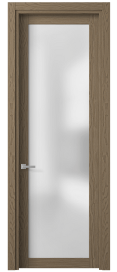 Дверь межкомнатная 2102 МШДД САТ. Цвет Дуб дымный. Материал Мультишпон. Коллекция Планум. Картинка.