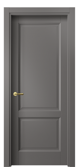 Дверь межкомнатная 1421 МКЛС. Цвет Матовый классический серый. Материал Гладкая эмаль. Коллекция Галант. Картинка.