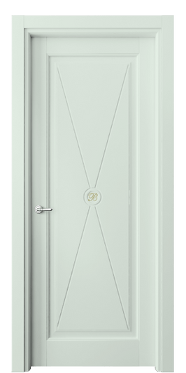 Дверь межкомнатная 6361 NCS S 1005-B80G. Цвет NCS NCS S 1005-B80G. Материал Гладкая эмаль. Коллекция Тоскана Литера. Картинка.