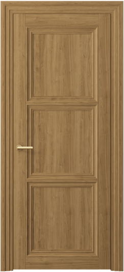 Дверь межкомнатная 2503 ГОР. Цвет Грецкий орех. Материал Ламинатин. Коллекция Центро. Картинка.