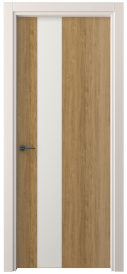 Дверь межкомнатная 4223 ГОР. Цвет Грецкий орех. Материал Ламинатин. Коллекция Фридом. Картинка.