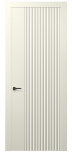 Дверь межкомнатная 8643 ММБ . Цвет Матовый молочно-белый. Материал Гладкая эмаль. Коллекция Альба. Картинка.