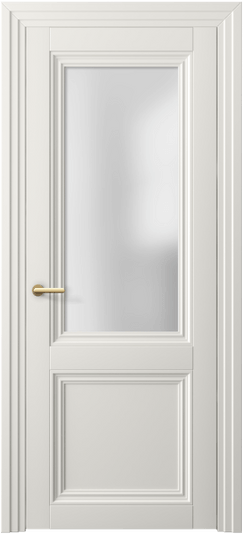 Дверь межкомнатная 2524 ПЭБЛ САТ. Цвет ПЭТ белоснежный. Материал ПЭТ. Коллекция Центро. Картинка.