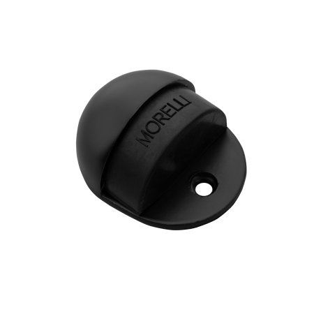 Фурнитура для дверей Ограничитель напольный полусферической формы. Цвет Чёрный. Коллекция Ограничитель напольный полусферической формы. Картинка.