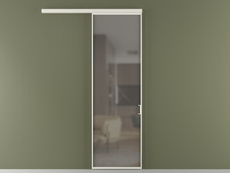 Перегородка Формато вдоль стены 1 створка