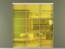 Перегородка Формато внутри проёма 3 створки