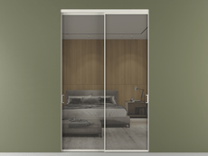 Перегородка Формато внутри проёма 2 створки